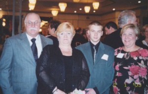 Nanci and her son David Koschman (center) with Sue and Rich Pazderski. | Provided photo