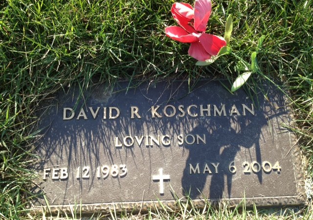 David Koschman's grave at Memorial Gardens Cemetery in Arlington Heights.  |  Sun-Times Media