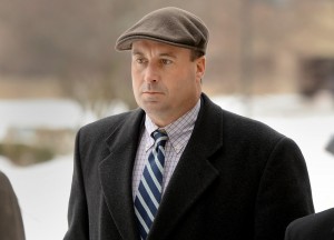 Richard J. Vanecko arrives at the Rolling Meadows Courthouse Friday afternoon. | Brian O'Mahoney/For Sun-Times Media