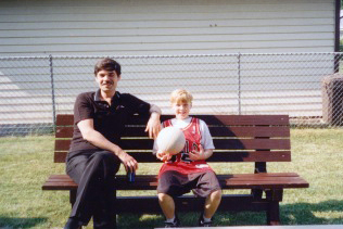 David Koschman and his late father, Robert Koschman