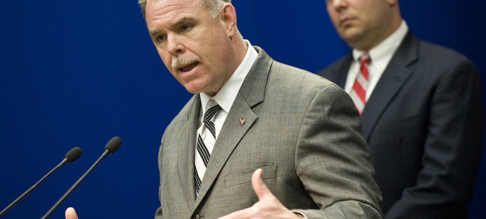 Police Supt. Garry F. McCarthy, left, with Constantine "Dean" Andrews in March 2012. | Rich Hein~Sun-Times file photo